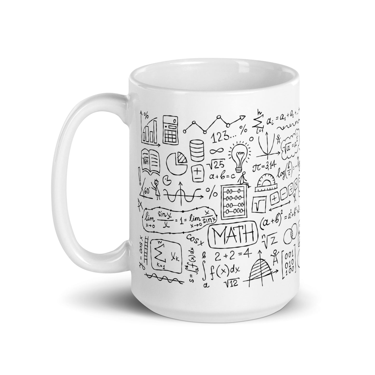 Mathematical Formulas and Symbols Gift Mug for Teachers, Students, and STEM Enthusiasts kudrylab